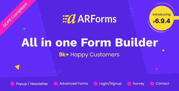 ARForms: WordPress Contact Form Builder Plugin